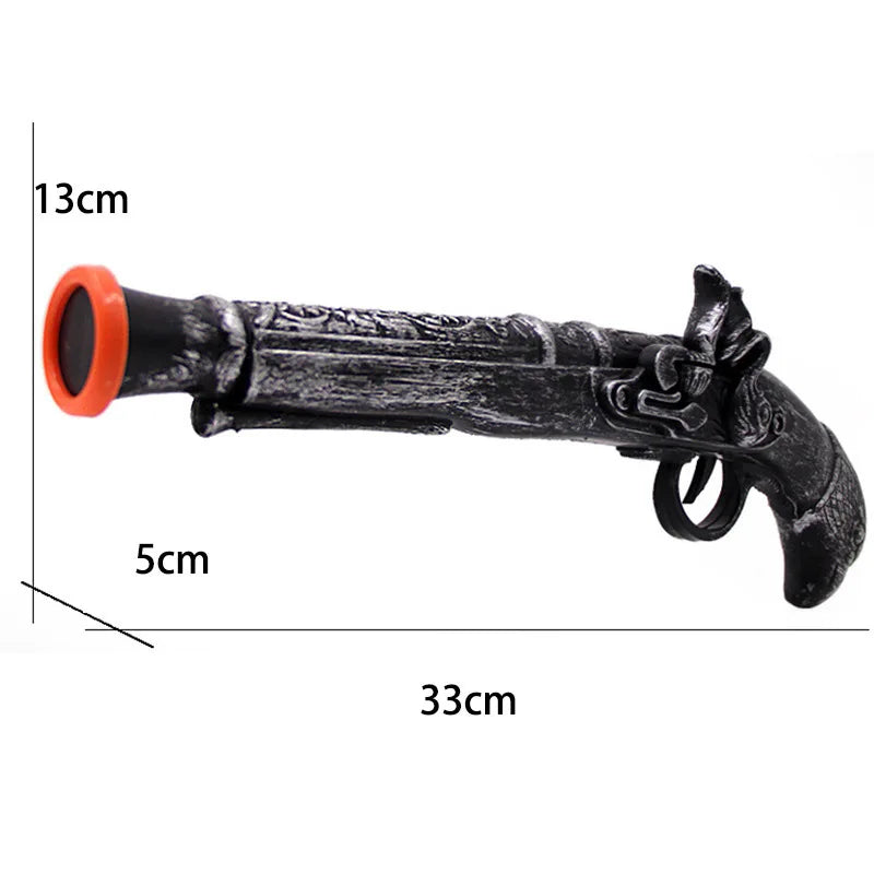 Pirate Toy Gun Costume Prop for Halloween Parties and Cosplay
