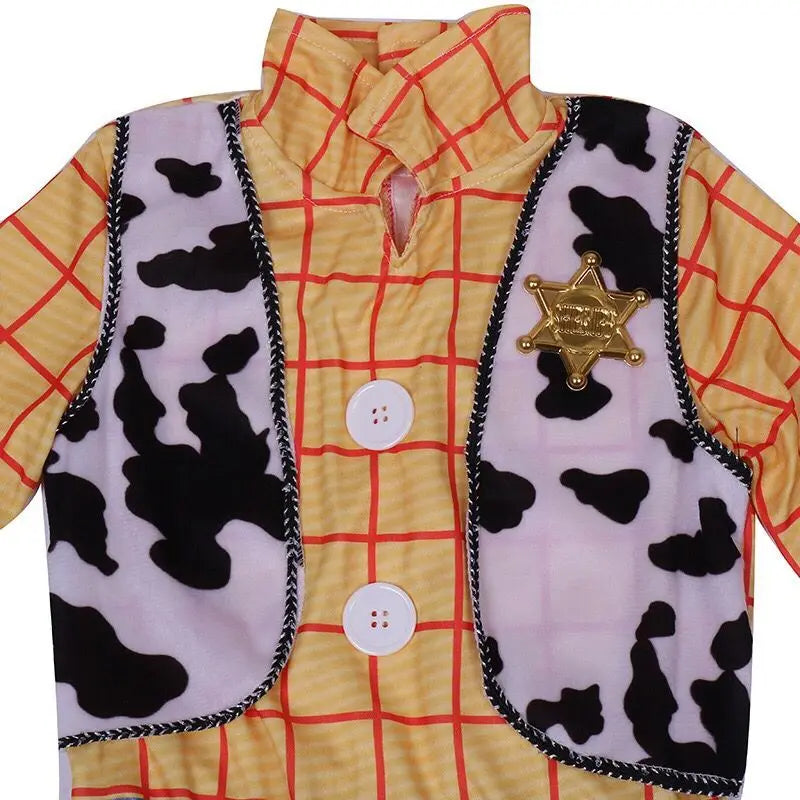 Kids Denim Character-Inspired Costume Outfit for Halloween