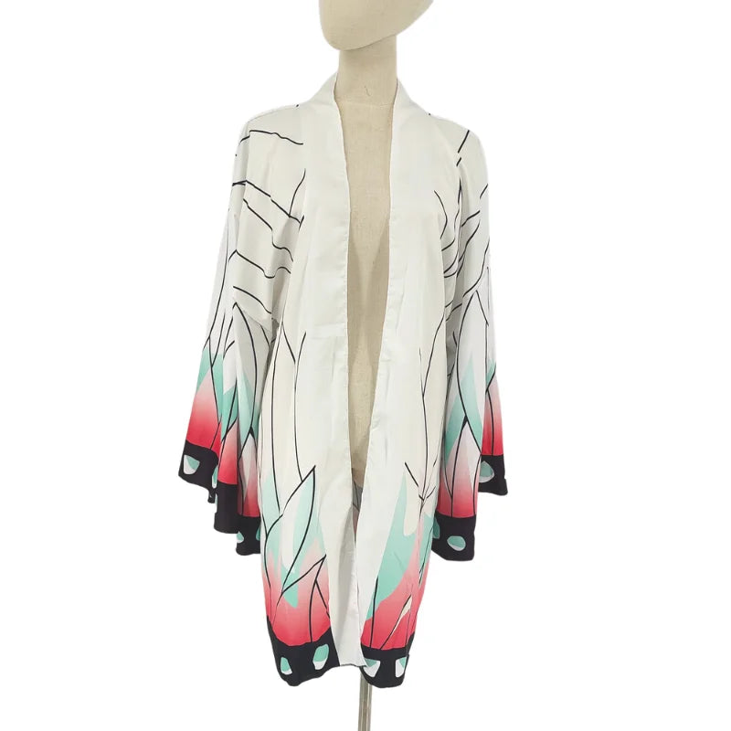 Women's Butterfly-Inspired Kimono Cosplay Cardigan Robe