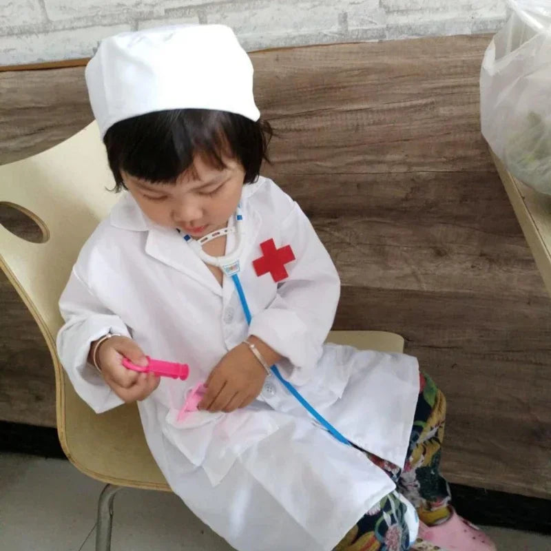 Doctor Nurse White Coat Costume for Cosplay & Role Play