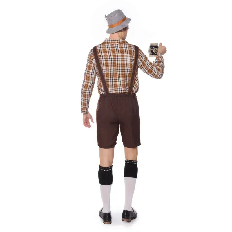 Men’s Bavarian Oktoberfest Costume Set for Festivals & Parties