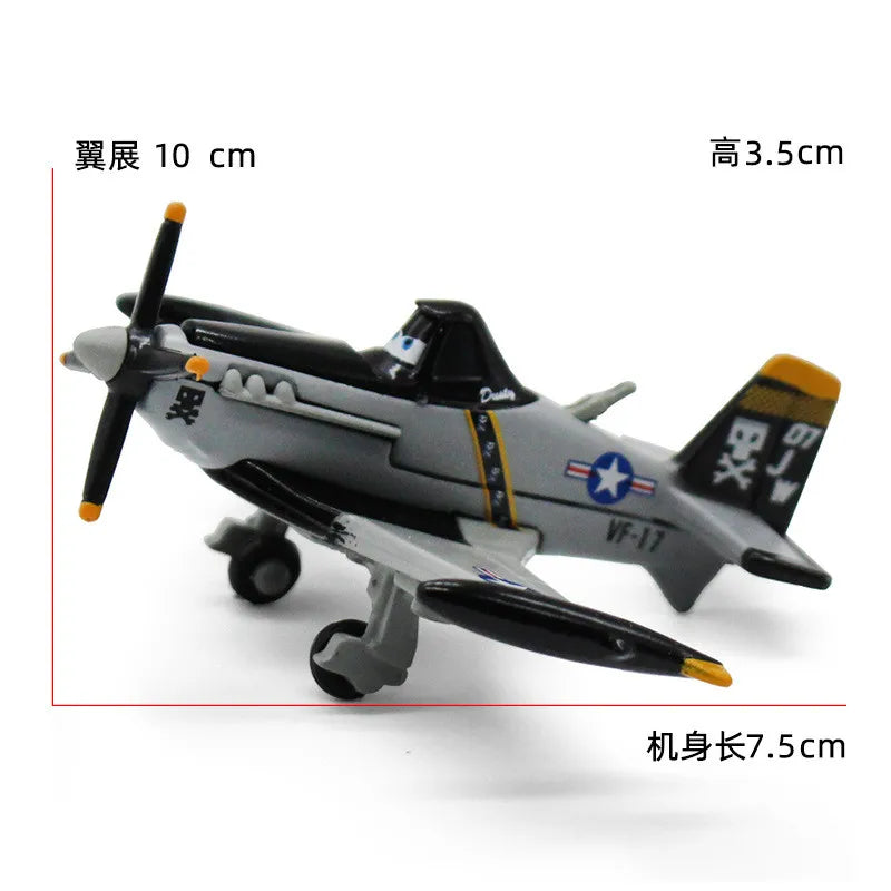 Planes Toys Dust Crophopper Skipper Dottie Ehsani Metal Diecast Fighter Aircraft Collectible Model Peripheral Toys Birthday Gift
