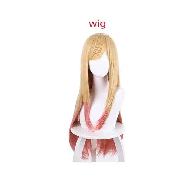 Anime School Uniform Cosplay Costume with Wig