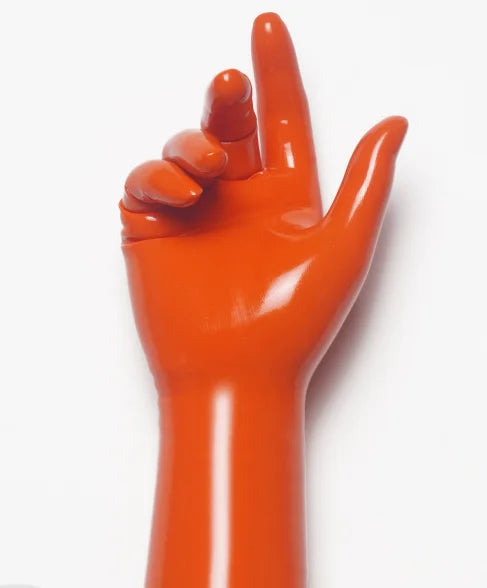 Black Latex Short Gloves for Cosplay Costumes