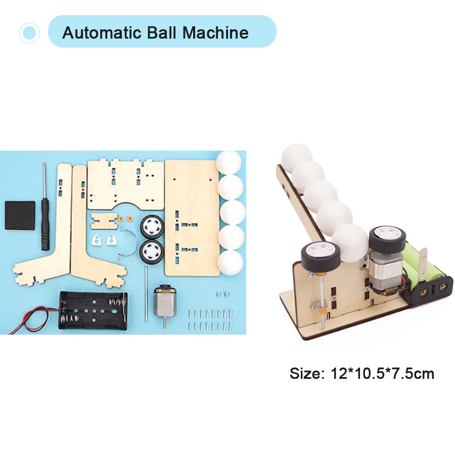 DIY Science Kit Educational STEM Kits Car Dinosaur Model Technologia Experimental Tool Wood Puzzle Games School Supply