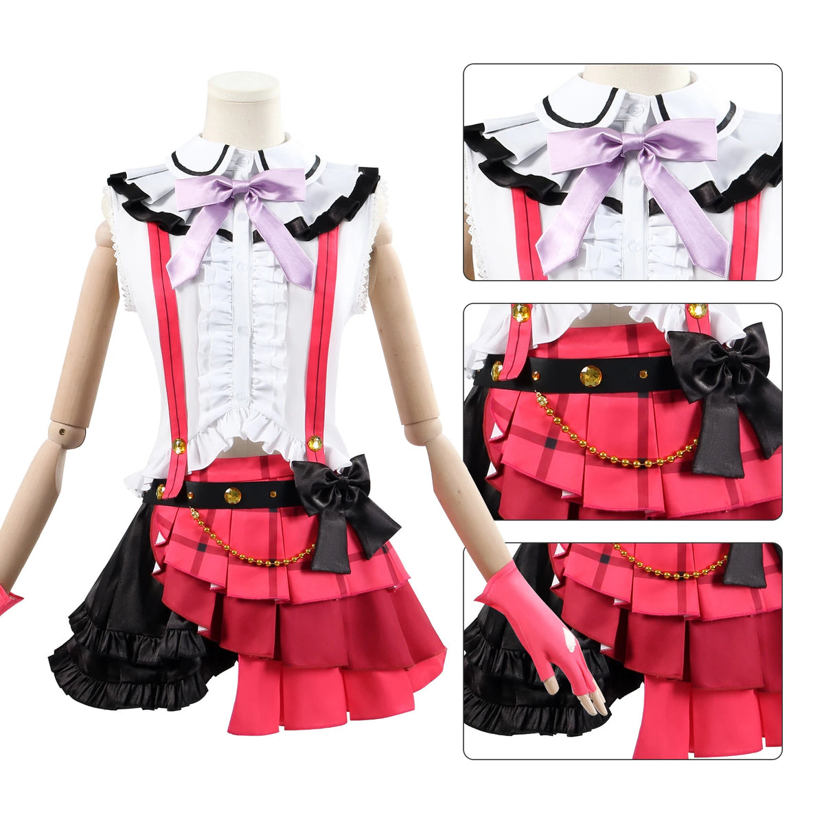 Women’s Anime-Inspired Carnival Uniform Cosplay Costume