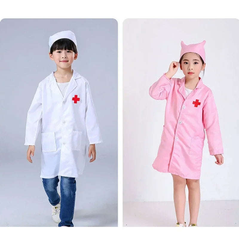 Doctor Nurse White Coat Costume for Cosplay & Role Play
