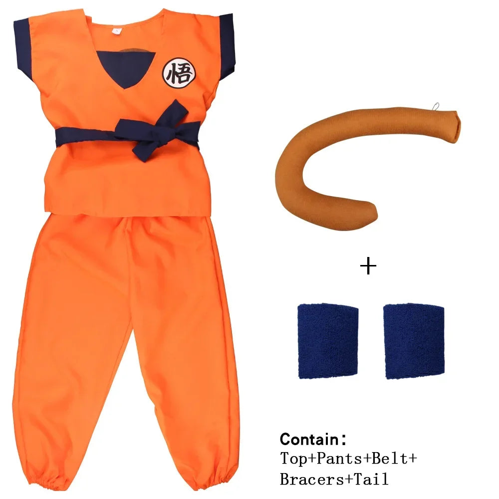 Kids & Adult Martial Arts Warrior Cosplay Costume Set