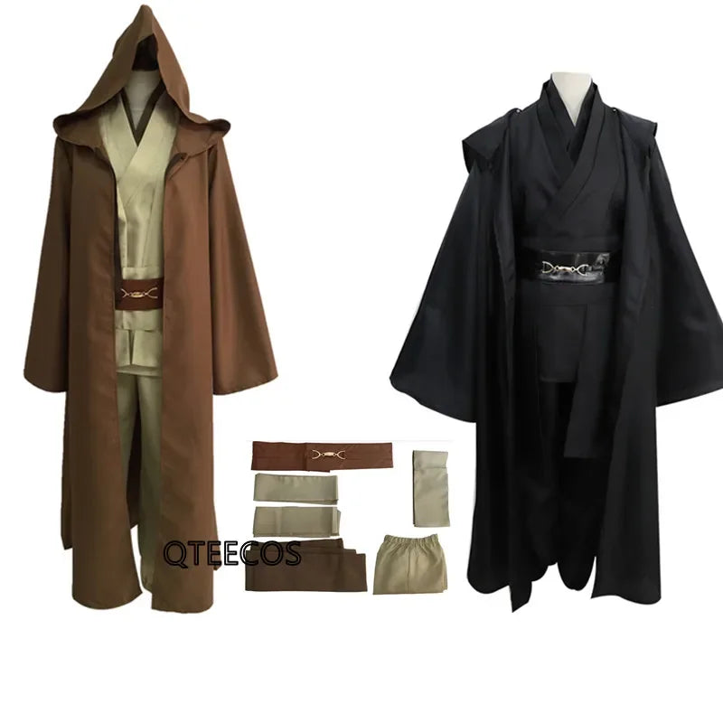 Jedi-Inspired Robe Cosplay Costume for Adults Plus Size