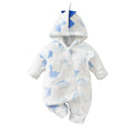Autumn dinosaur New Style Casual  Cartoon Soft Clothes Toddler Jumpsuit Toddler Jumpsuit Costume Romper Onesie Print Clothes boy