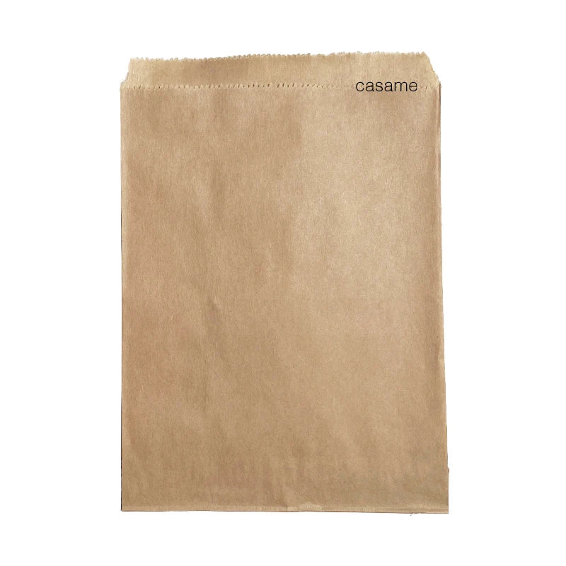 50pcs 15*10CM Wave Dot Kraft Paper Candy Biscuit Bags Packing Pouch Popcorn Bag Birthday Wrapping Supplies Pastry Tool