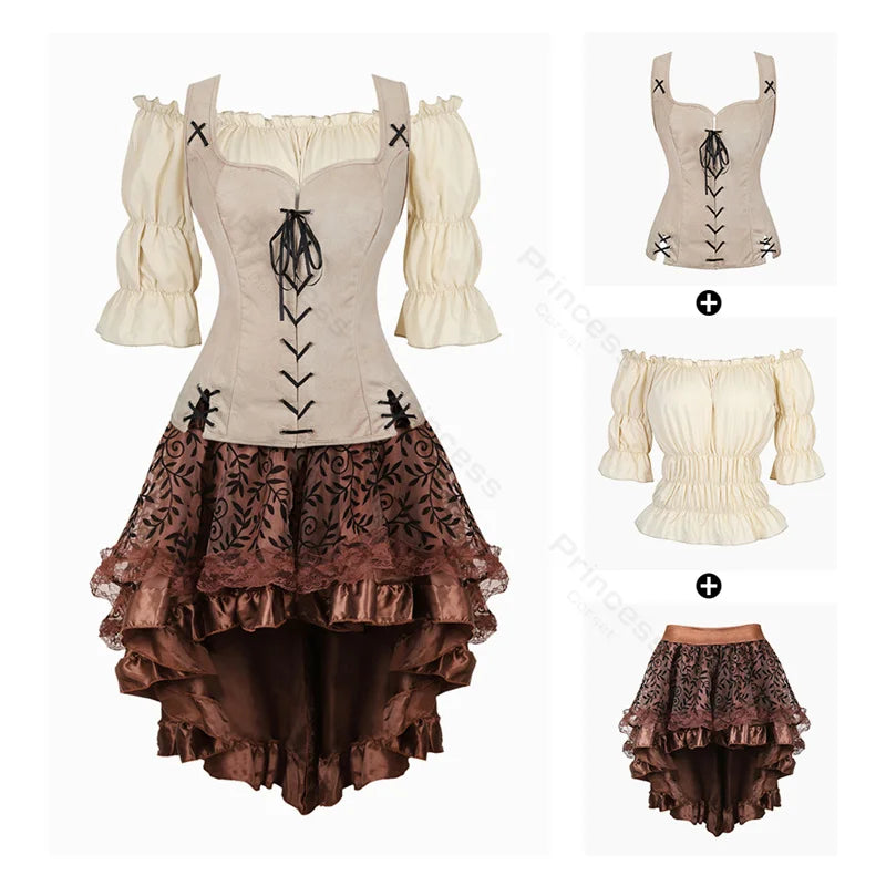 Women’s Pirate Renaissance Costume Dress