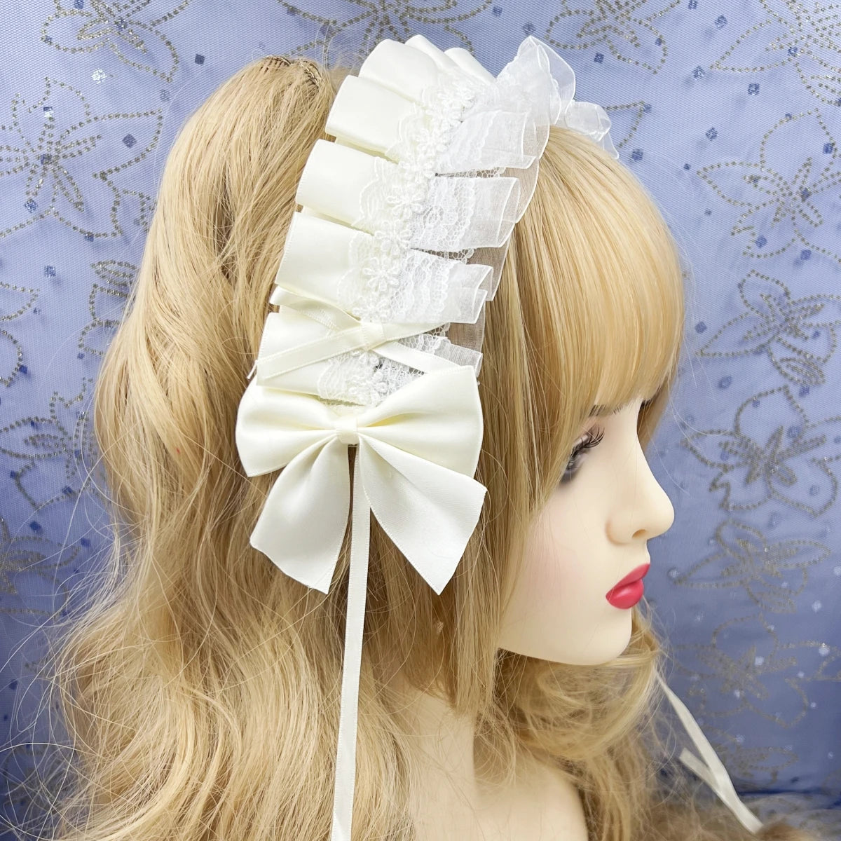 Sweet Lace Flower Maid Cosplay Headband Hair Accessory