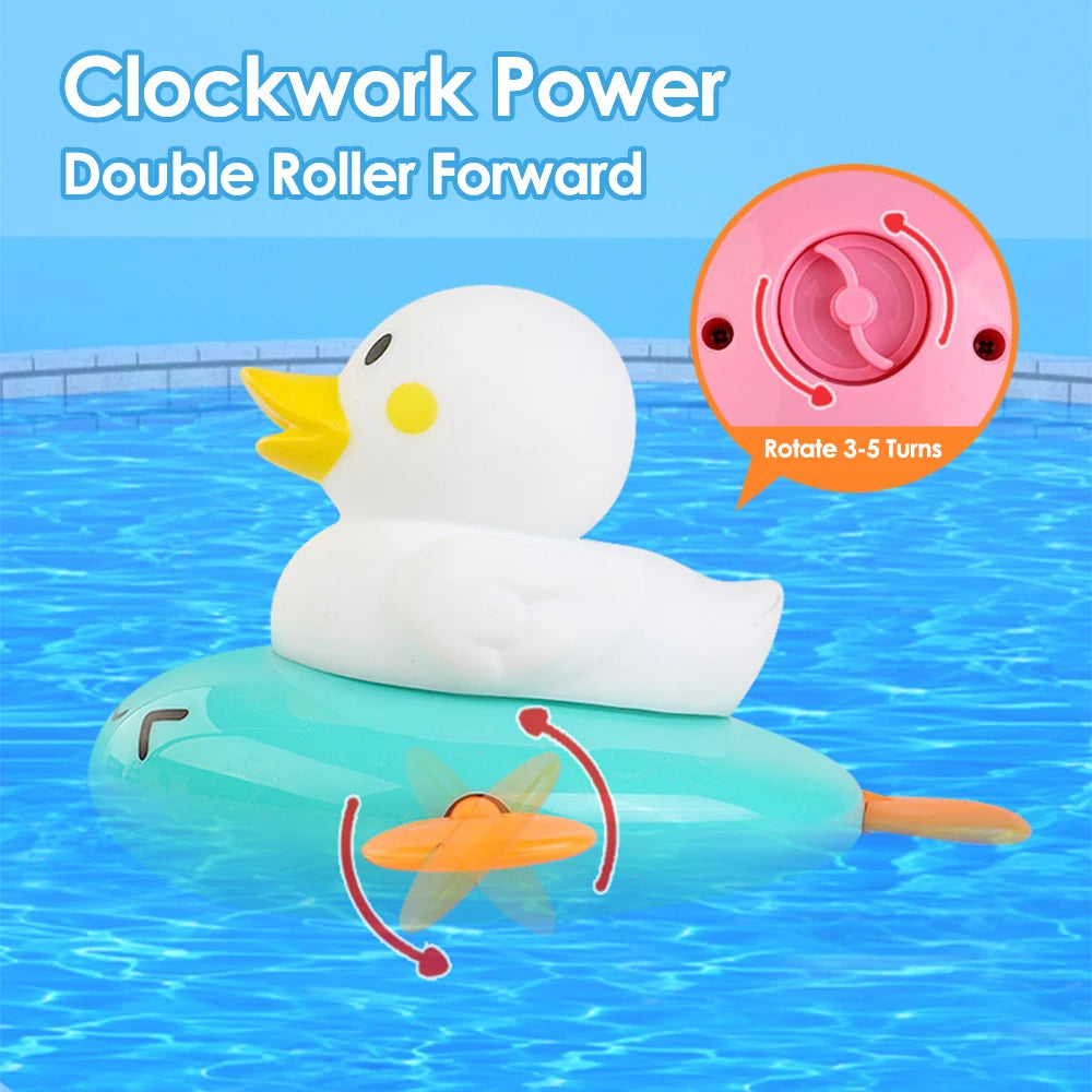 Baby Bath Toy, Bathing Cute Ducks, Piglets Cows Swimming Water Spraying Clouds Shower Bath Toy For Kids Water Playing Toy