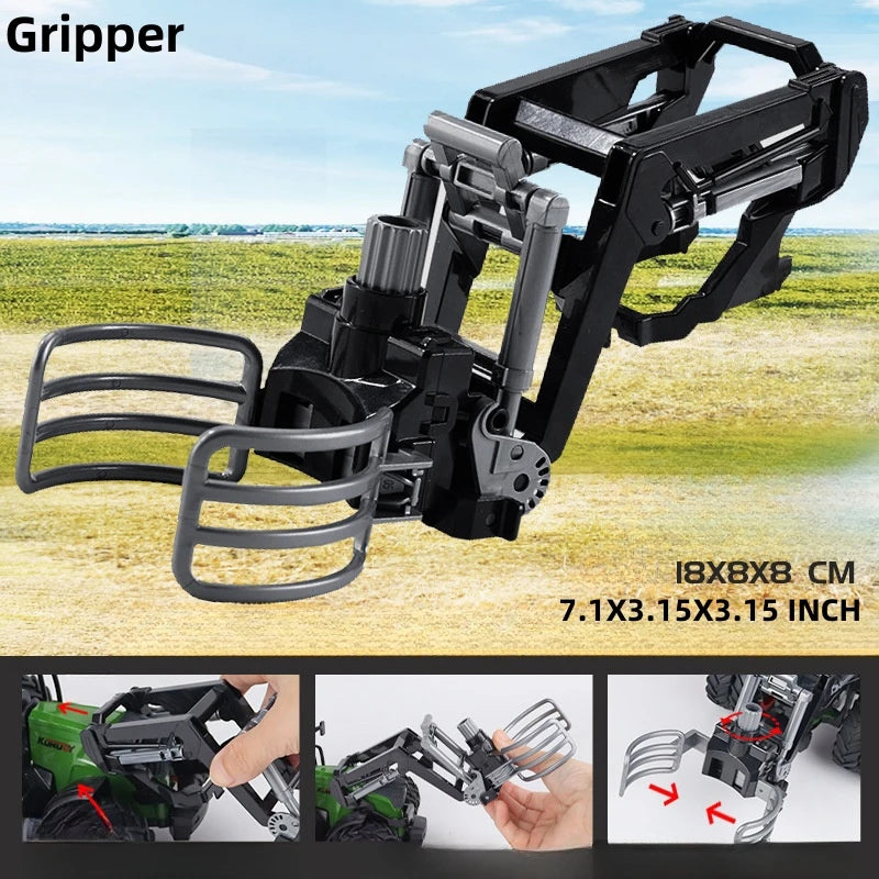 Large Scale Tractor Toys DIY Farmer Car Playset Toy Transport Trailer Engineering Birthday Gifts