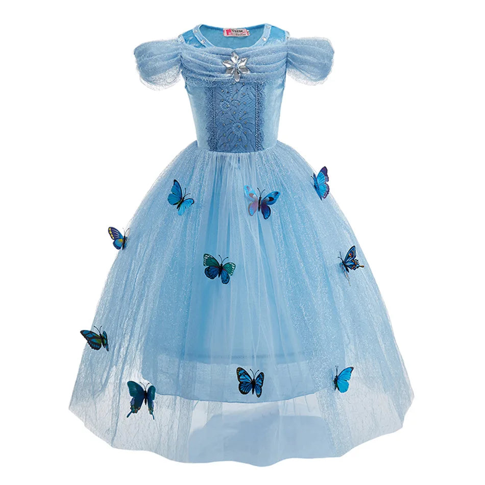 Girls Princess Dress Halloween Costume for Kids