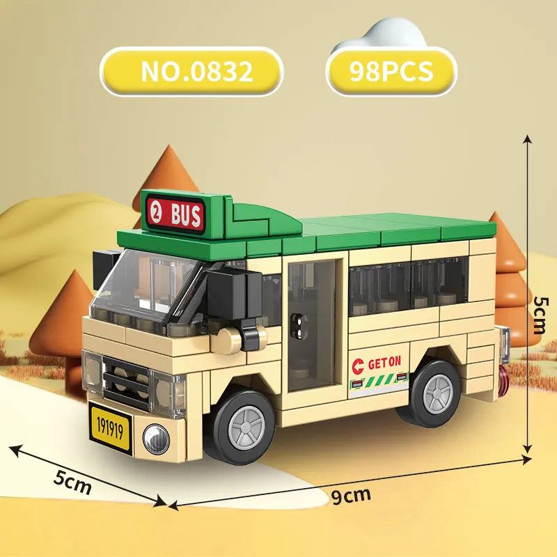 8 Puzzle Toys, Building Blocks, Sliding Cars, City Themed Simulation Vehicles, Exquisite Interior Decorations, Holiday Gifts