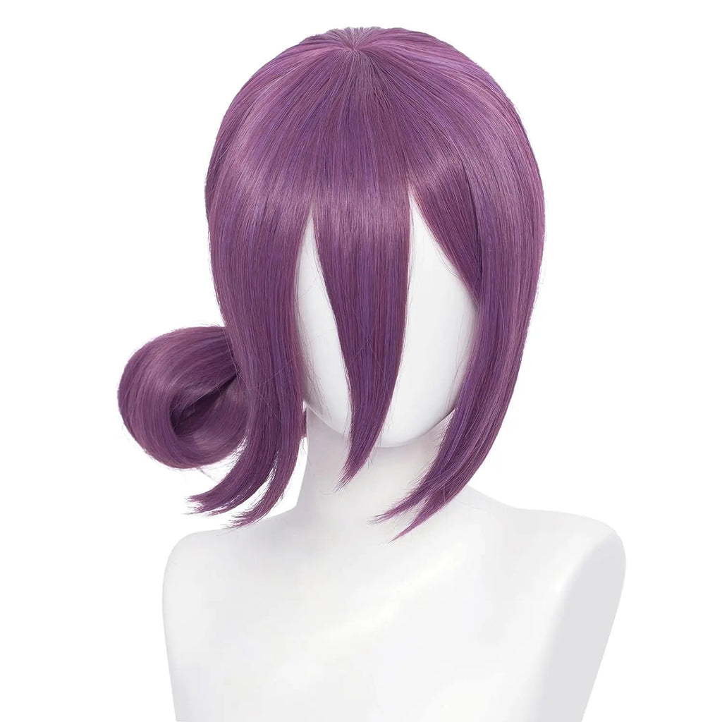 Long Orange Brown Cosplay Wig with Bangs for Adults