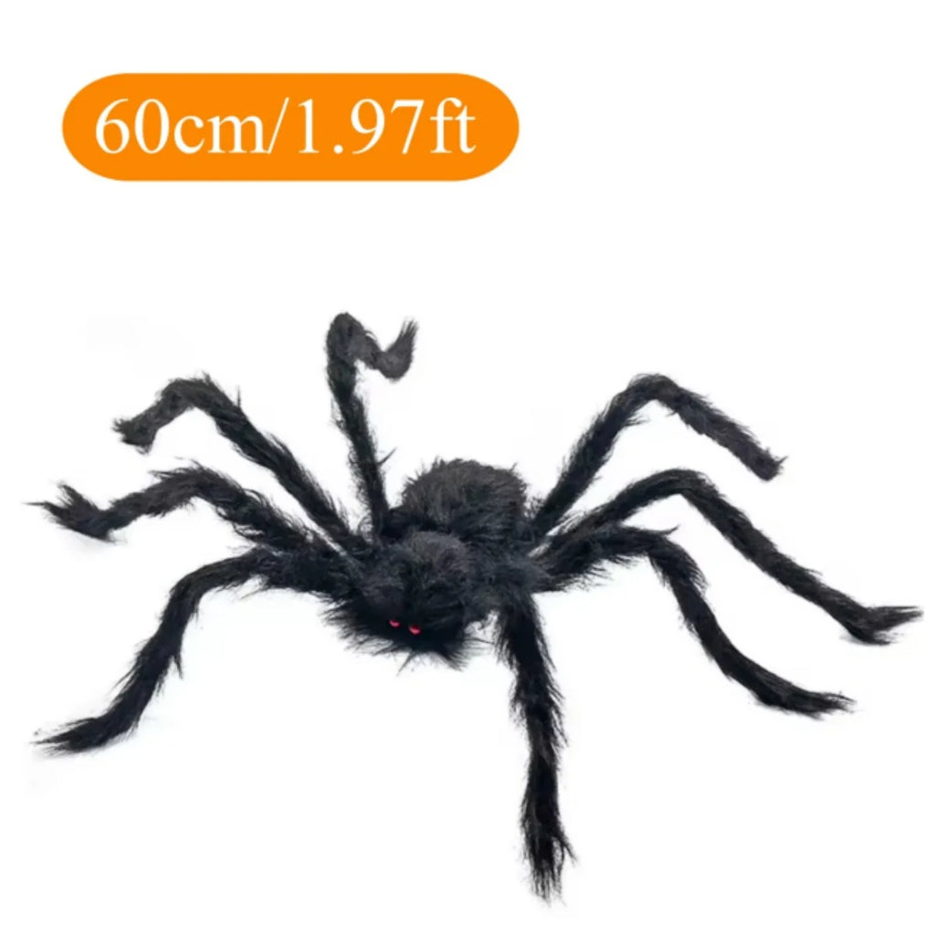 Giant Plush Spider Halloween Decoration Party Prop