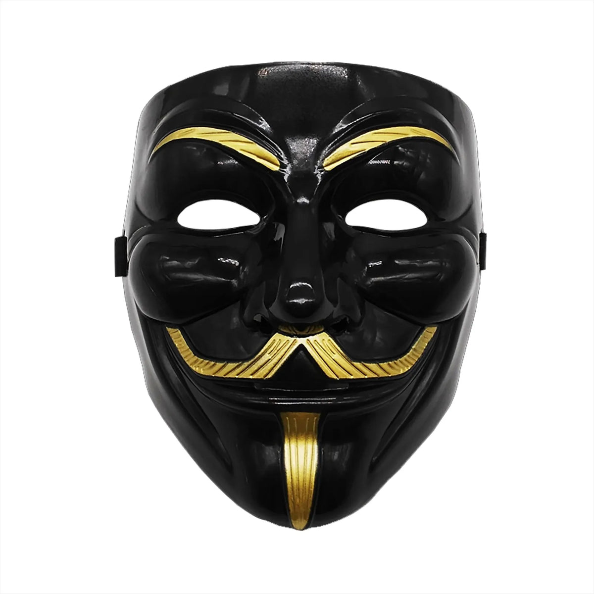 Black White Anonymous Style Halloween Cosplay Face Mask