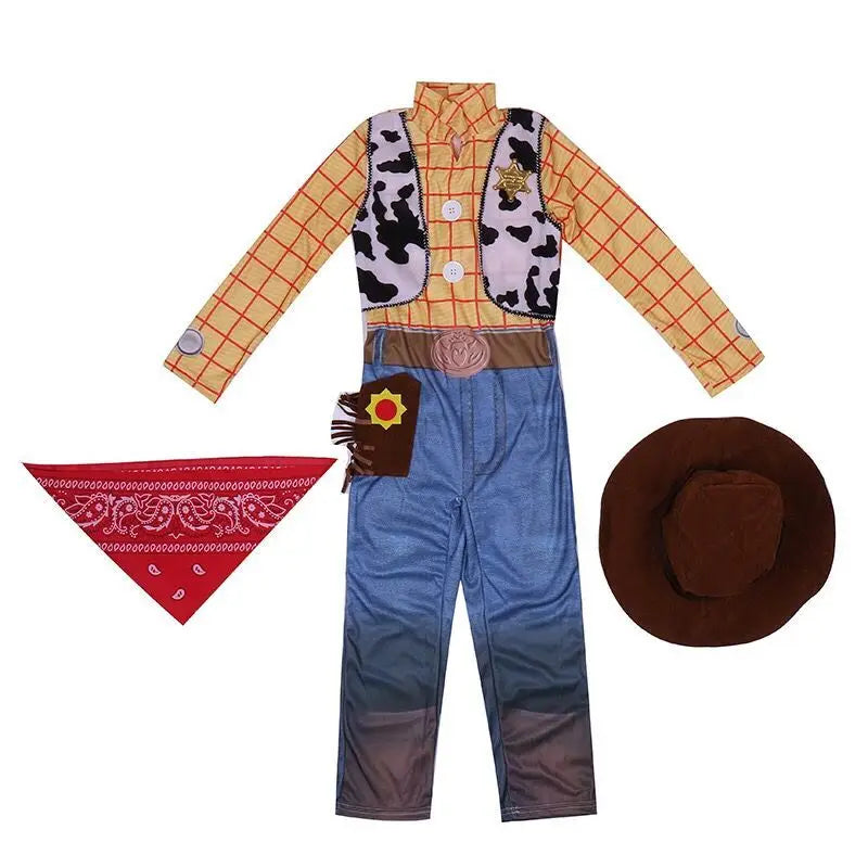 Kids Denim Character-Inspired Costume Outfit for Halloween