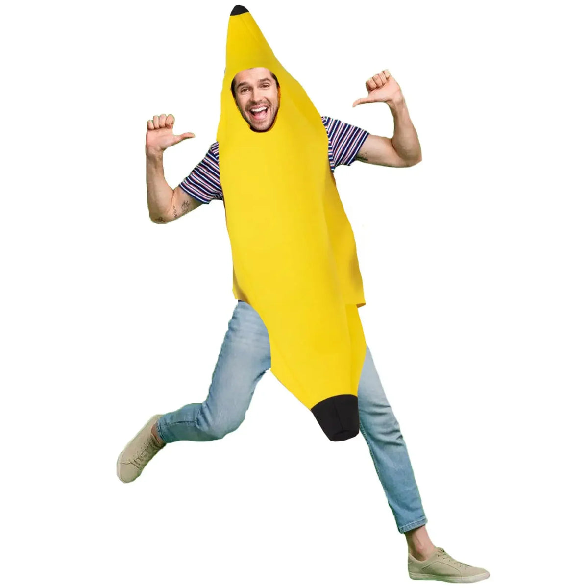 Adult Banana Costume for Halloween & Party Dress Up