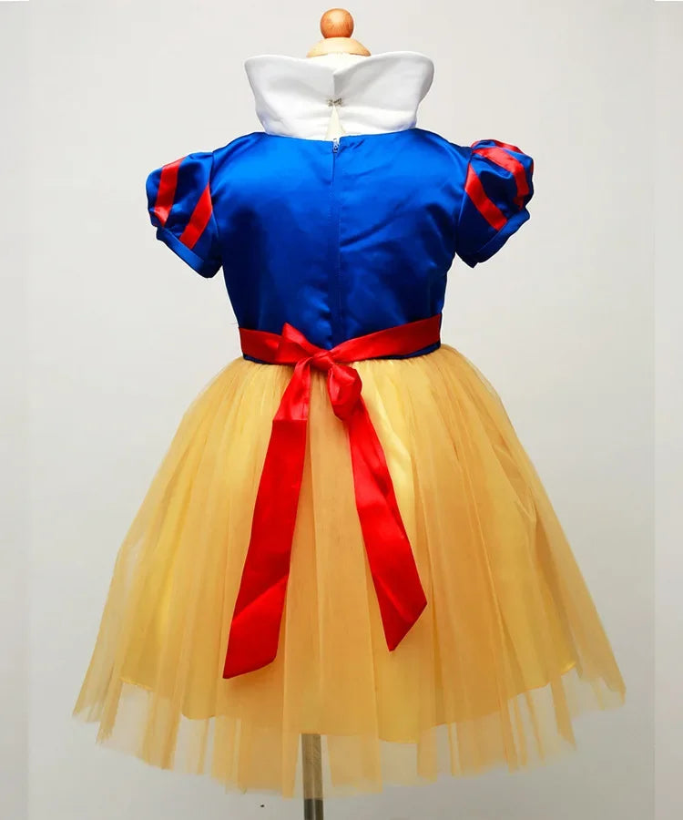Girls Classic Princess Dress with Cape Halloween Costume