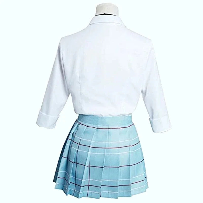 Anime School Uniform Cosplay Costume with Wig