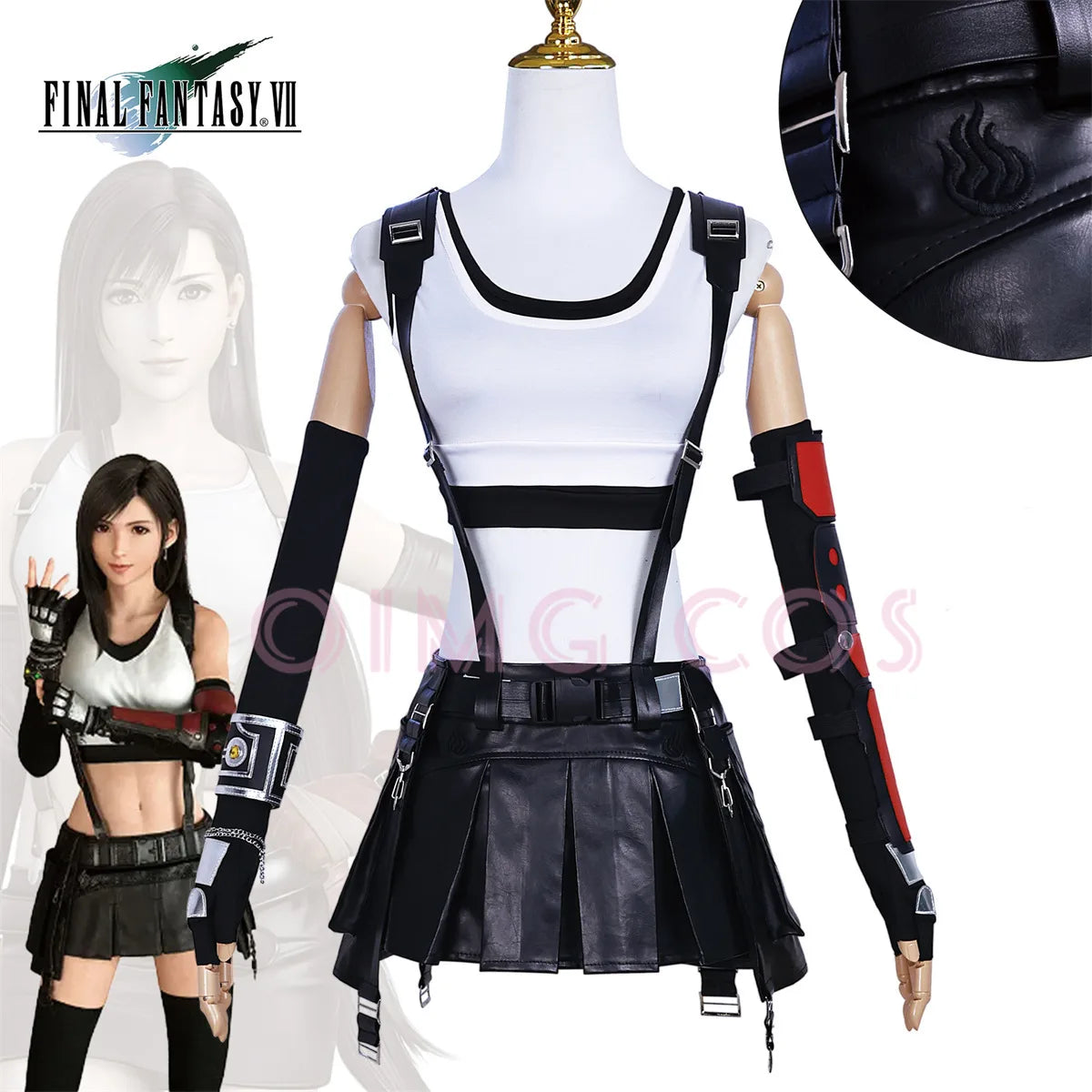 Anime-Inspired Women’s Uniform Cosplay Costume with Wig