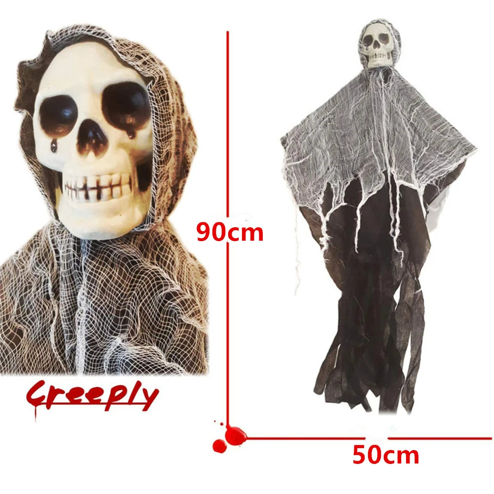 Horror Skull Pendant Halloween Decoration Party Prop