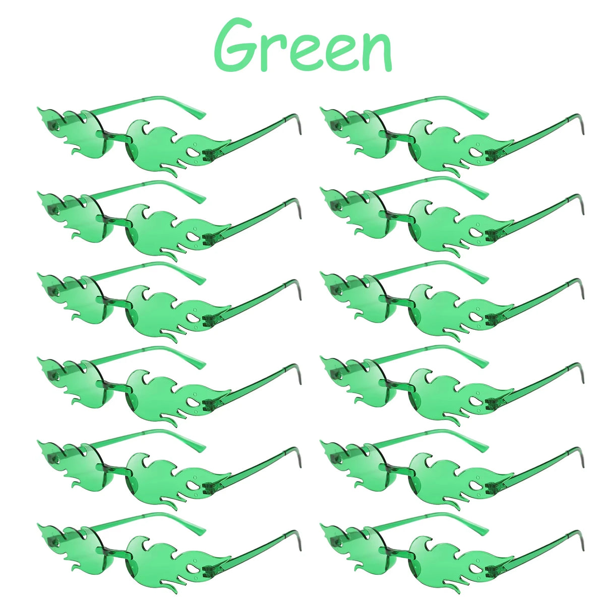12-120 Pcs Red Fire Flame Glasses Fire Shape Sunglasses Fire Sunglasses Party Decor for Summer Shower Wedding Halloween Cosplay