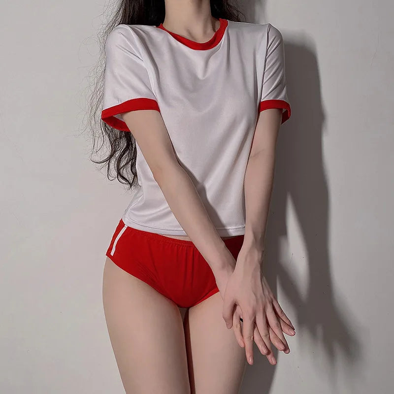 Anime-Inspired School Sports Uniform Cosplay Costume