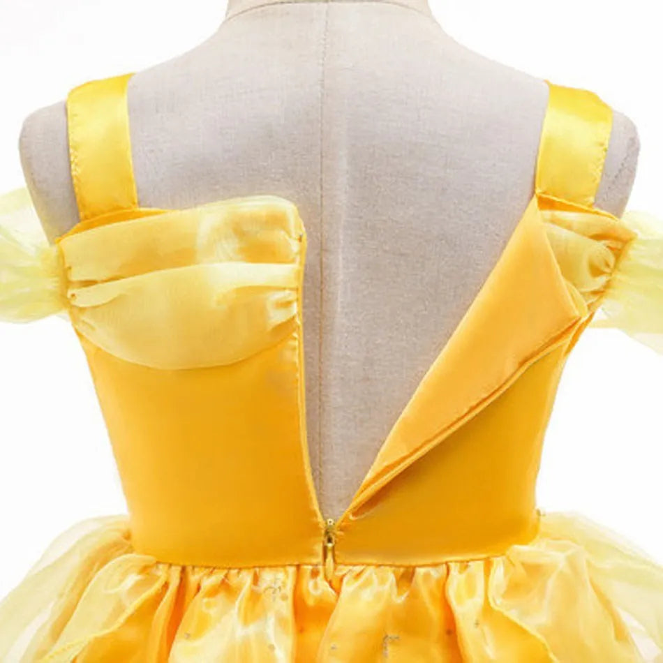Girls Elegant Princess Dress Christmas & Halloween Costume