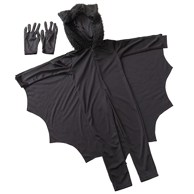 Girls Bat Jumpsuit Costume for Halloween & Dress Up