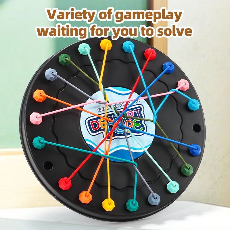 2026 New Rope Breaking Battle Challenge Puzzle Toy Knot Toy Children's Rope Decoding Game Logic Training
