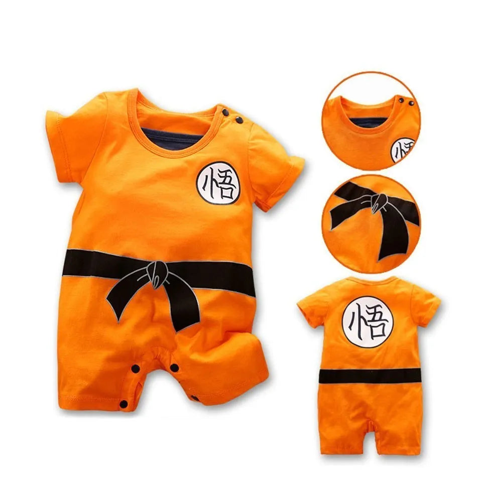 Anime Inspired Baby Cosplay Romper, 0 to 18 Months, Long Sleeve