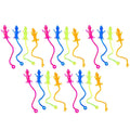 1-10X Colorful Lizard Retractable Sticky Gadget Toys For Kids Birthday Party Favors Pinata Fillers Halloween Gift Pinata Filler