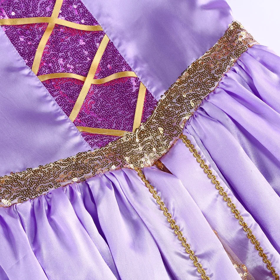 Girls Autumn Princess Dress Costume, Ages 2 to 10