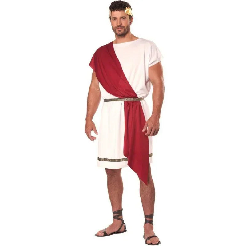Men’s Greek Roman Gladiator Costume for Halloween