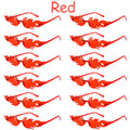 12-120 Pcs Red Fire Flame Glasses Fire Shape Sunglasses Fire Sunglasses Party Decor for Summer Shower Wedding Halloween Cosplay