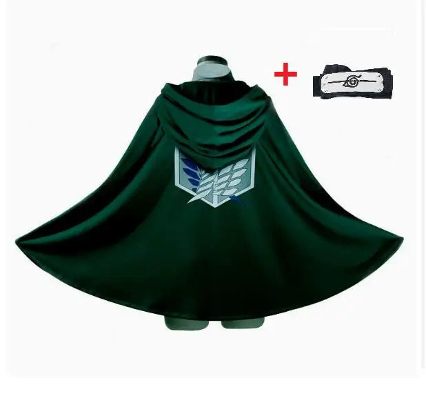 Green Scouting Legion Inspired Cosplay Cloak