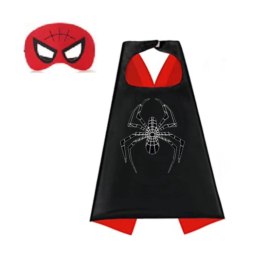Kids Superhero-Inspired Cape Costume for Parties