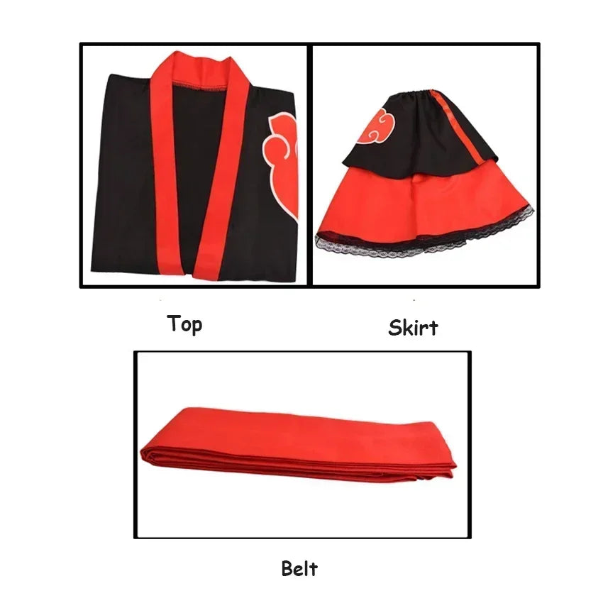 Kids Ninja-Inspired Kimono Costume Dress Set