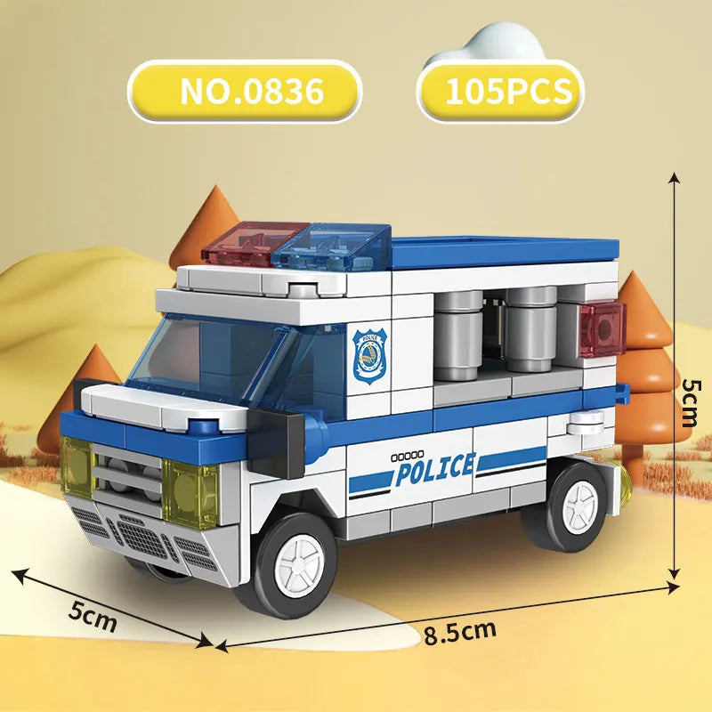 8 Puzzle Toys, Building Blocks, Sliding Cars, City Themed Simulation Vehicles, Exquisite Interior Decorations, Holiday Gifts