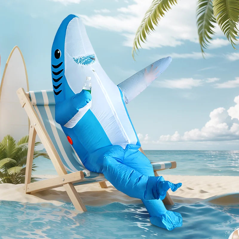 Inflatable Shark Costume for Halloween, Christmas & Parties