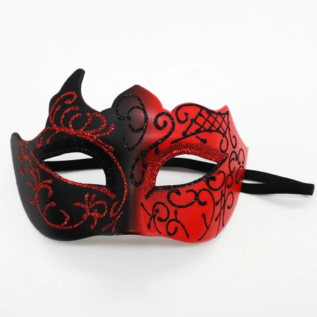 Men's Masquerade Mask with Elastic Strap for Costume Parties