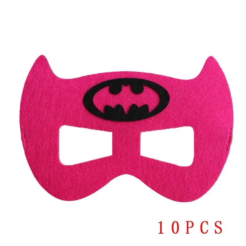 Felt Superhero Masks for Halloween, Carnival and Birthday Parties