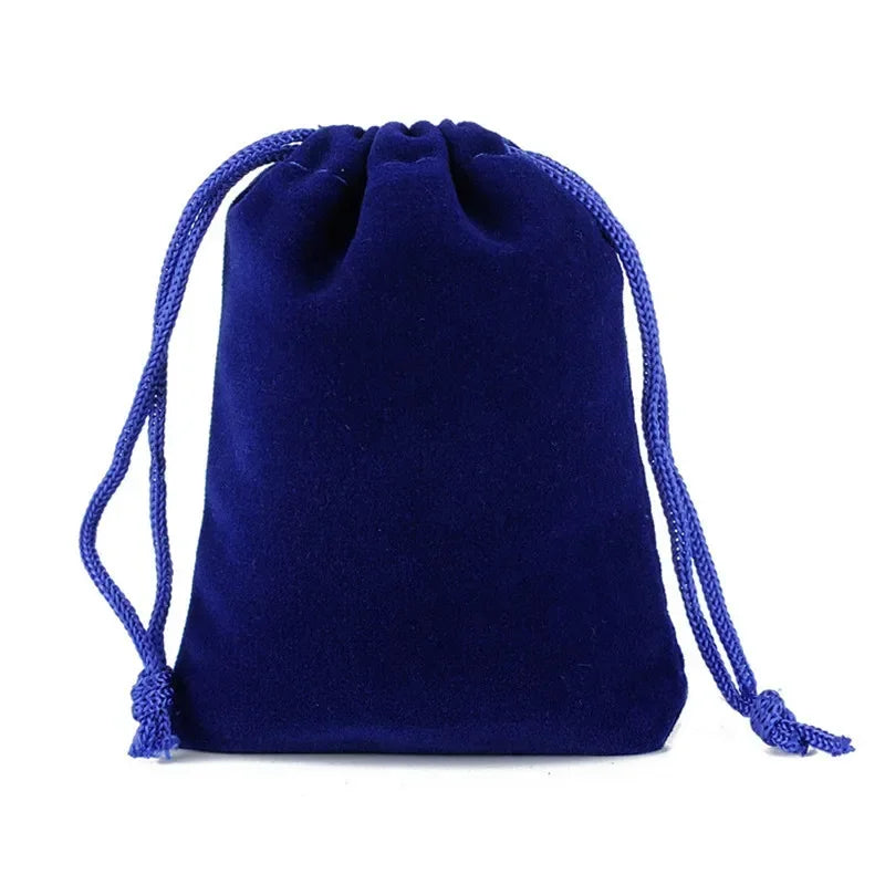 10/5/2PCS Velvet Drawstring Bags Satin Gift Bags Velvet Cloth Jewelry Pouches Wedding Favor Drawstring Bag Christmas Bag 5-5CM