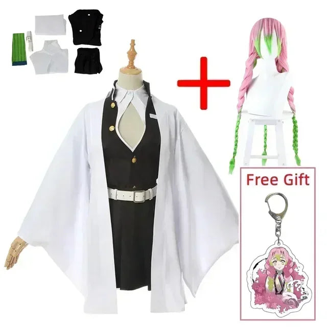 Anime-Inspired Uniform Cosplay Costume with Wig for Women