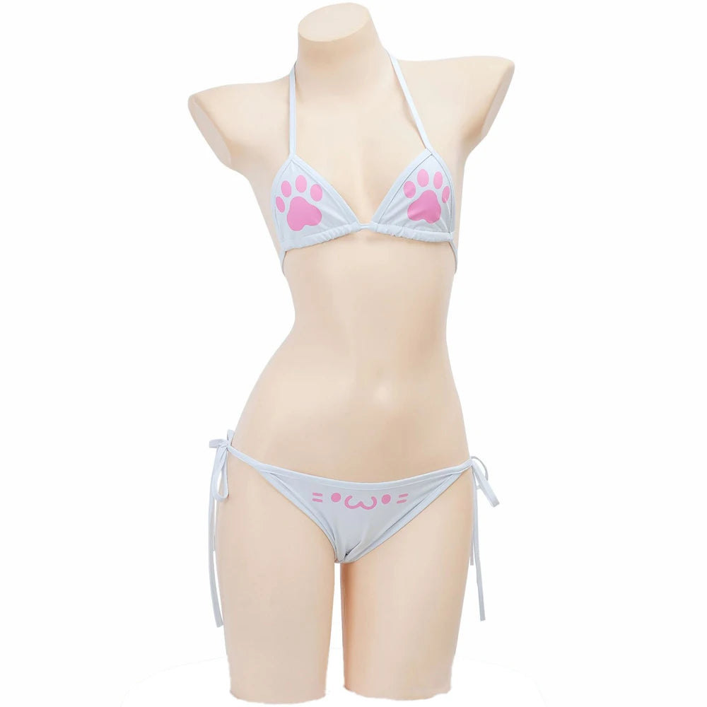 Women's Cat-Themed Cosplay Swimsuit for Summer Events